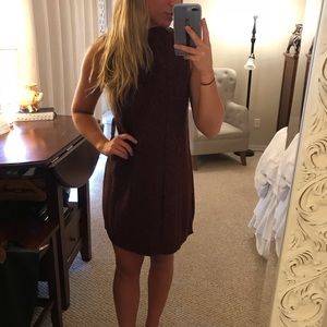Turtleneck Sweater Dress
